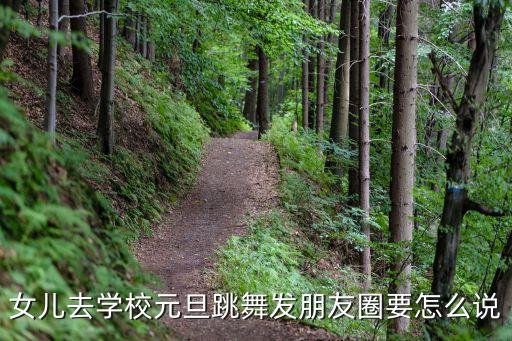 女儿去学校元旦跳舞发朋友圈要怎么说