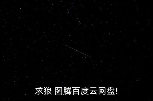 求狼 图腾百度云网盘!