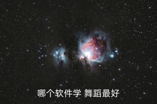 哪个软件学 舞蹈最好