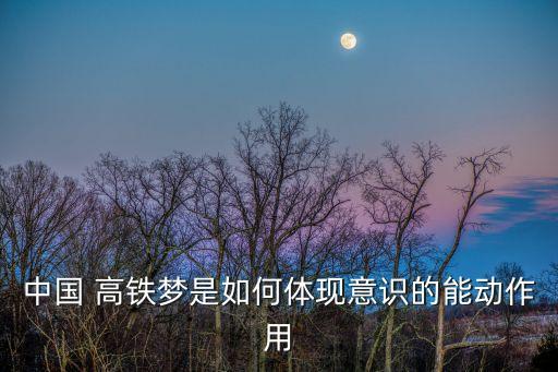 高铁梦 舞蹈,中国没有高铁也没有中铁专利