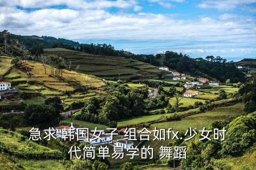 韩国女组合舞蹈视频,我少女时代觉得舞蹈挺简单的!