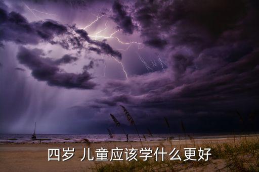 四岁 儿童应该学什么更好