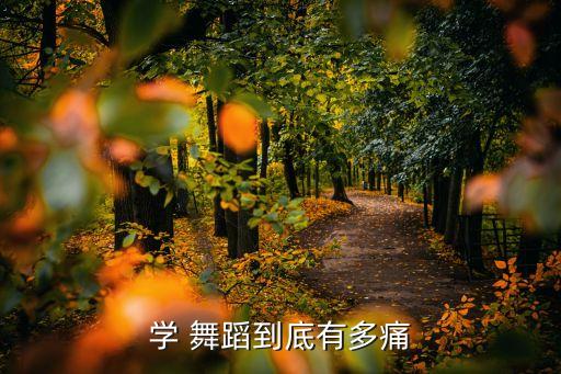 学舞蹈的艰苦,我和你一样希望被选入中央戏剧学院