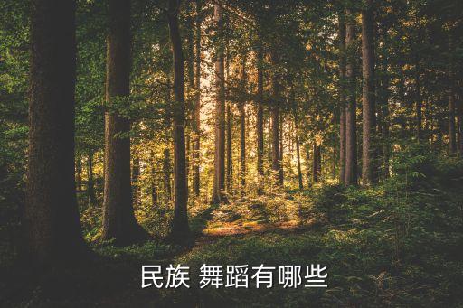  民族 舞蹈有哪些