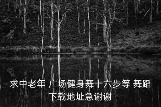 求中老年 广场健身舞十六步等 舞蹈下载地址急谢谢