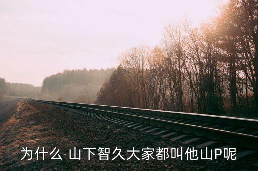 为什么 山下智久大家都叫他山P呢