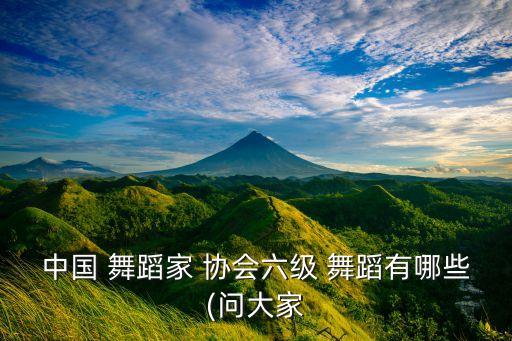 舞蹈协会舞蹈组合,中国舞蹈贾协会:为中国的美好未来而努力