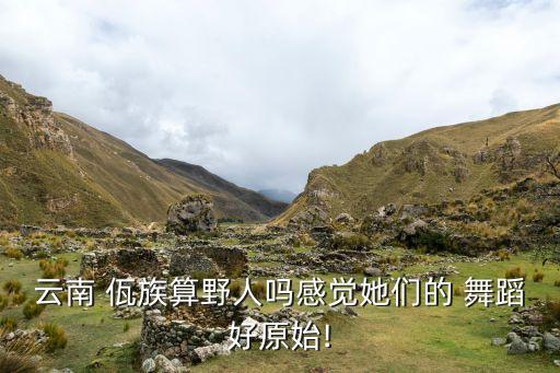 佤族舞蹈手型,中国少数民族最有名佤族送别舞充满神秘感