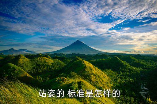  站姿的 标准是怎样的
