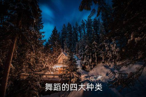  舞蹈的四大种类