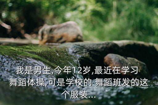 我是男生,今年12岁,最近在学习 舞蹈体操,可是学校的 舞蹈班发的这个服装...