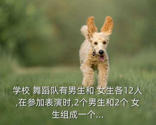 学校 舞蹈队有男生和 女生各12人,在参加表演时,2个男生和2个 女生组成一个...