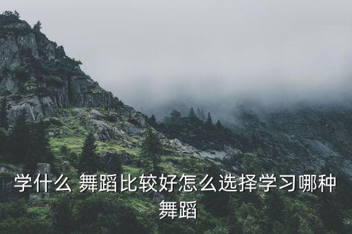 新手学哪种舞蹈好,第一集:成年人可以跳舞吗?