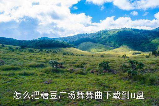 怎么把糖豆广场舞舞曲下载到u盘