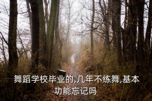  舞蹈学校毕业的,几年不练舞,基本功能忘记吗