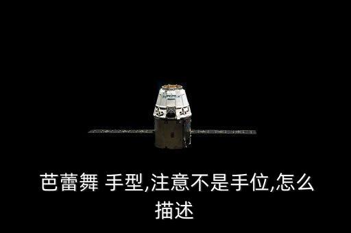  芭蕾舞 手型,注意不是手位,怎么描述