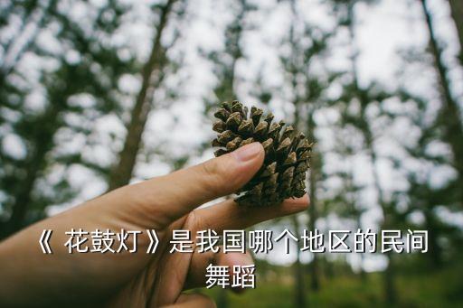 《 花鼓灯》是我国哪个地区的民间 舞蹈