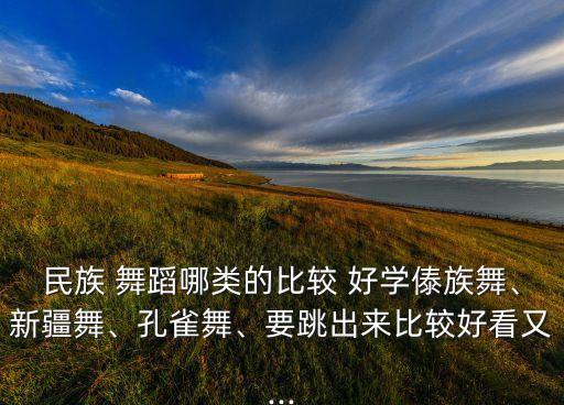 民族 舞蹈哪类的比较 好学傣族舞、新疆舞、孔雀舞、要跳出来比较好看又...