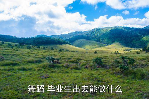 毕业生舞蹈,舞蹈专业硕士毕业生就业方向很多