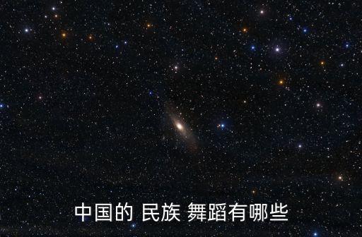 中国的 民族 舞蹈有哪些