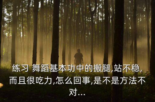 前搬腿四级舞蹈,基本舞步有何不同?
