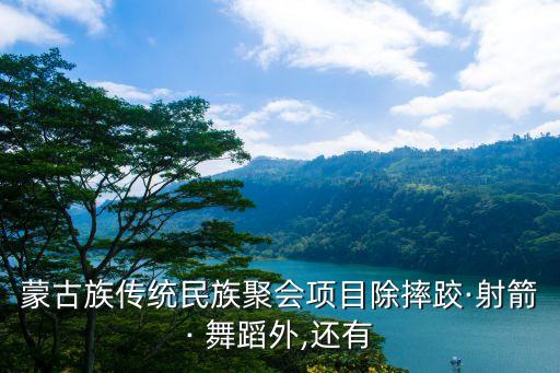 蒙古族传统民族聚会项目除摔跤·射箭· 舞蹈外,还有
