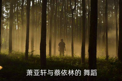  萧亚轩与蔡依林的 舞蹈