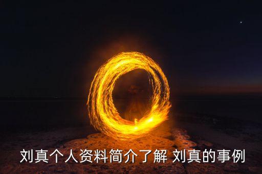  刘真个人资料简介了解 刘真的事例