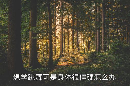 想学跳舞可是身体很僵硬怎么办