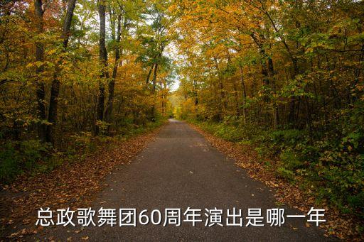 总政歌舞团60周年演出是哪一年