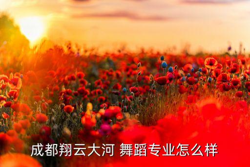 成都翔云大河 舞蹈专业怎么样