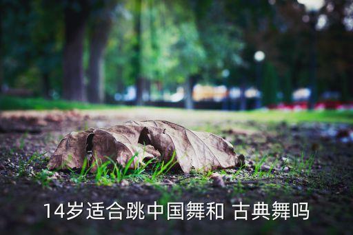 14岁适合跳中国舞和 古典舞吗