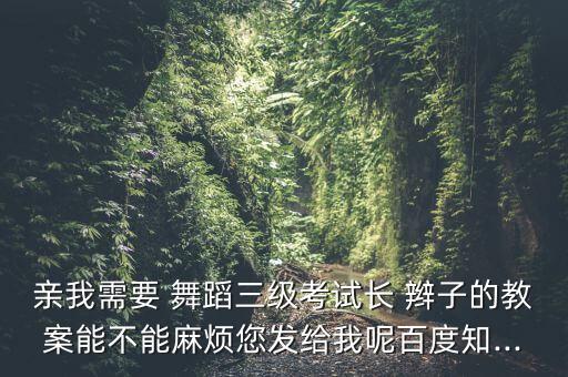 儿童舞蹈长辫子,从中间分开编辫子如何做到?