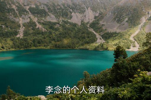 李念的个人资料