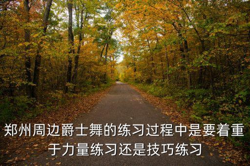 郑州周边爵士舞的练习过程中是要着重于力量练习还是技巧练习