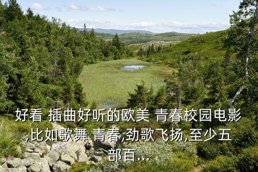 好看 插曲好听的欧美 青春校园电影,比如歌舞 青春,劲歌飞扬,至少五部百...