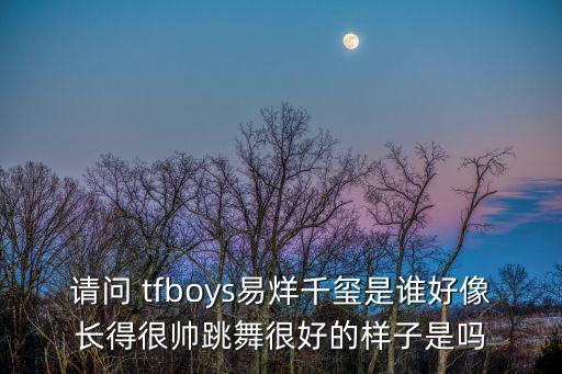 请问 tfboys易烊千玺是谁好像长得很帅跳舞很好的样子是吗