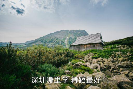 深圳哪里学 舞蹈最好