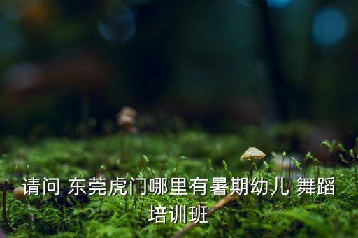 东莞舞蹈学院儿童版,东莞程楠胡杨舞蹈培训中心