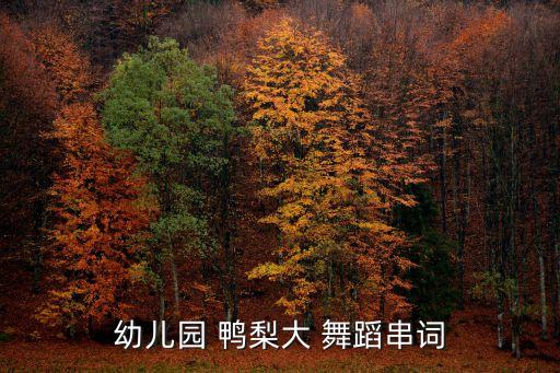 鸭梨大的简单舞蹈视频,鸭梨山大舞蹈视频