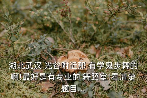 光谷有学舞蹈,单色舞蹈光谷店地址