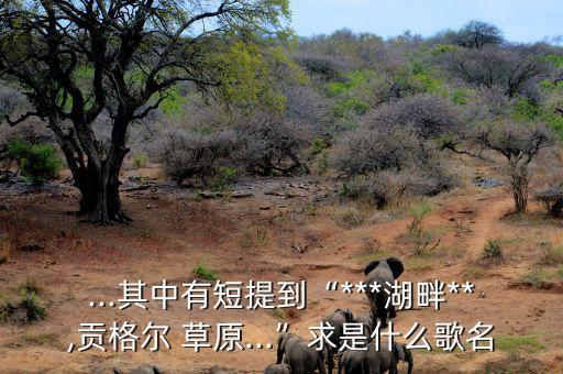 舞蹈天下最美的草原,天下最美的草原呼斯楞演唱