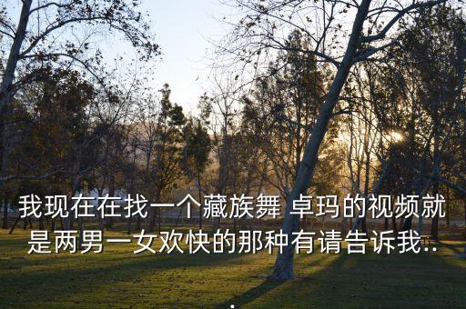 好看的舞蹈藏舞卓玛,藏舞卓玛泉原创舞蹈视频