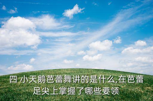儿童舞蹈小天鹅视频教程
