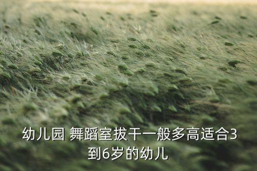 幼儿园舞蹈试题