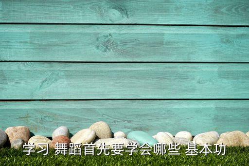 舞蹈课基本功流程,学前教育舞蹈课基本功学什么