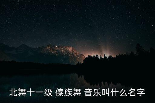 傣族舞蹈灵的音乐