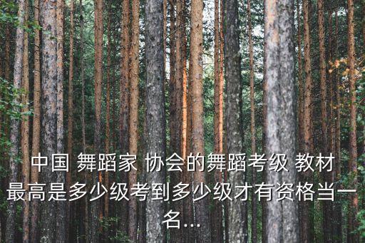 舞蹈家协会新教材,中国舞蹈家协会教师资格证查询