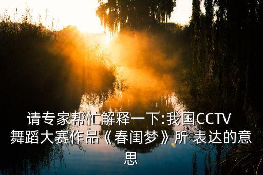 滇南映少舞蹈表达的意思,舞蹈 滇南映少