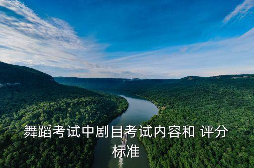 中外舞蹈赏析评分标准,舞蹈比赛规则及评分标准